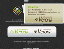 Tablet Screenshot of decoracionesverona.cl